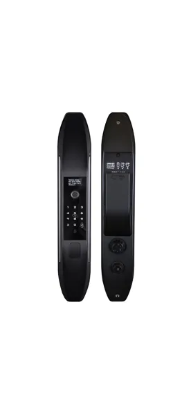 Биометрический врезной дверной замок Smart lock Black