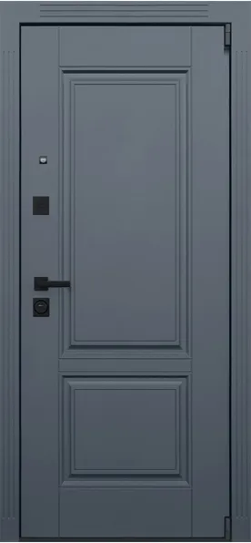 Стальная дверь "Гермес" Неоклассика с зеркалом "Elit"
