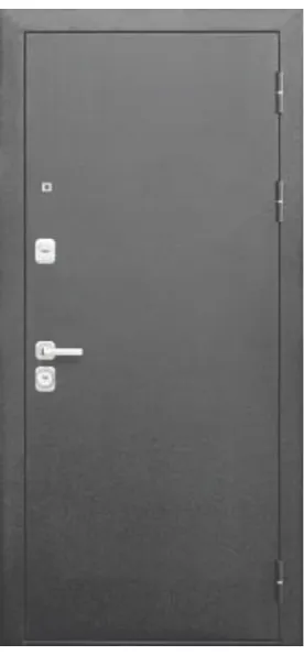 Входная дверь 9 см СЕРЕБРО ЗЕРКАЛО Light Grey