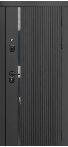 Входная дверь OIKO ACOUSTIC ART BLACK/DIM I-10 ANGEL MATT
