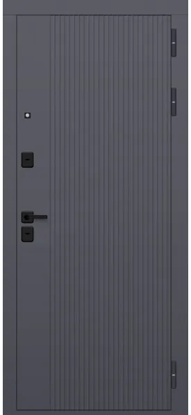 Входная дверь OIKO Standart Grey slats / Белый