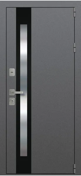 Входная дверь OIKO Termo 402 Антик серый / Белый